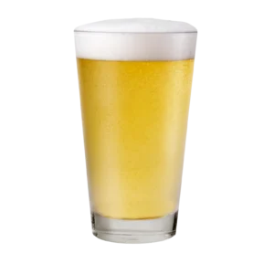 Blonde ale with golden color and light citrus aroma