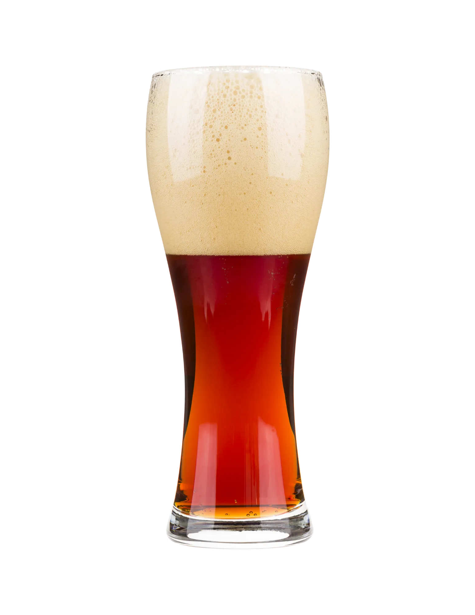 Old European beer with deep amber color and rich malt body